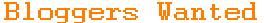 bloggerswanted