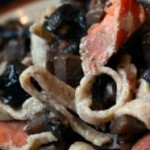 Hazelnut Pasta with Mushroom Sauce