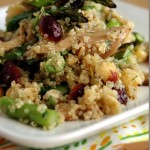 Quinoa, Asparagus and Shitake Salad
