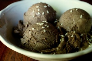 Chocolate Sesame Ice Cream