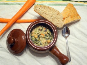 Creamy Veggie and Bean Soup