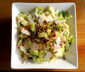 Brussels Sprouts Caesar Salad