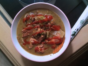 Homemade Green Curry Chicken