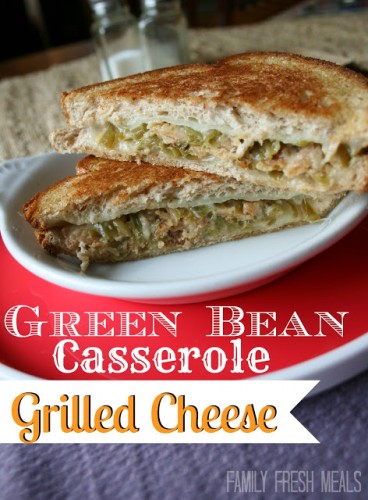 Green Bean Casserole Grilled Cheese