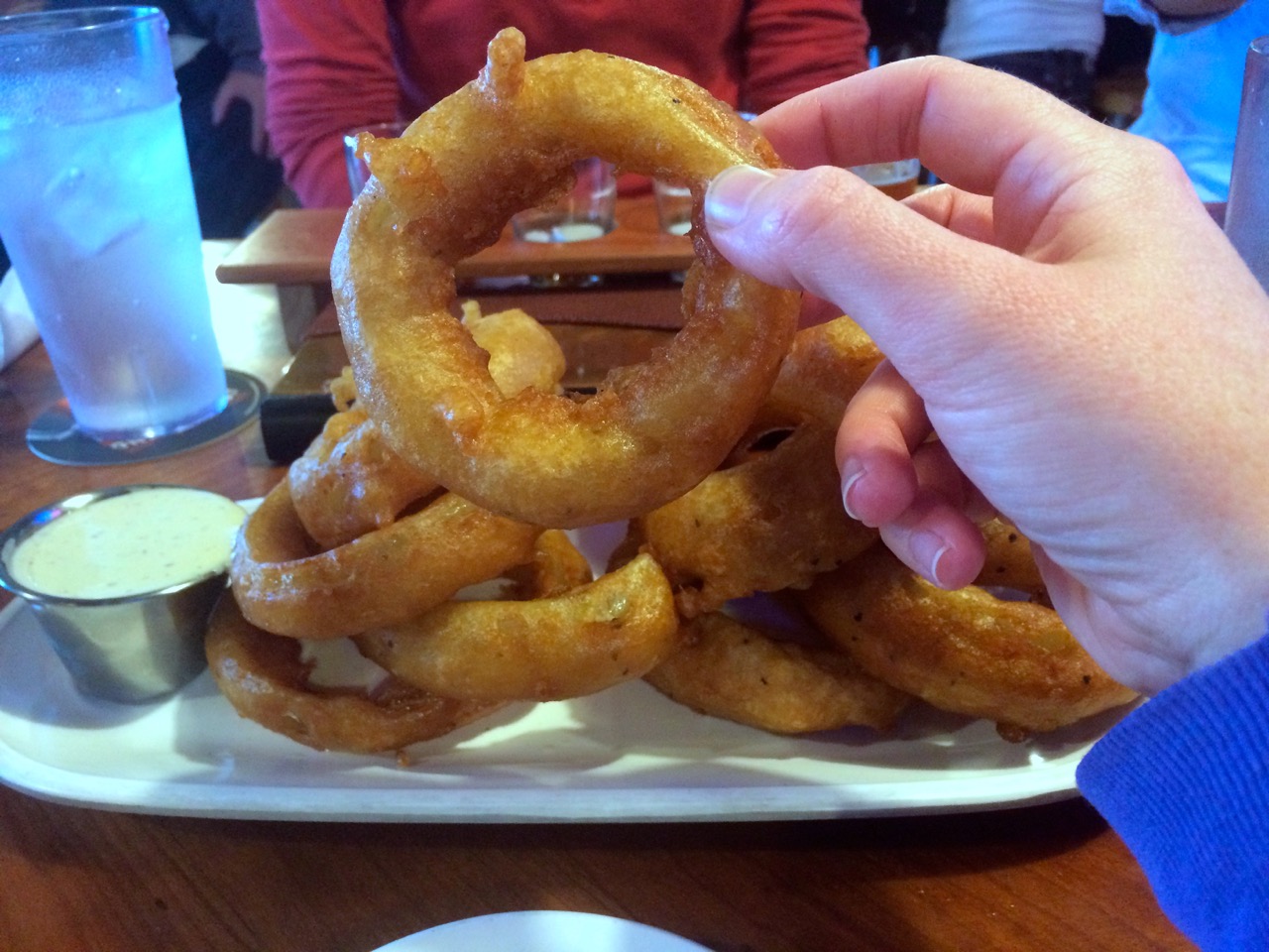 Platter of Donuts or Pile of Onion Rings?