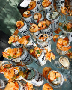 Ceviche Topped Beer at SXSW