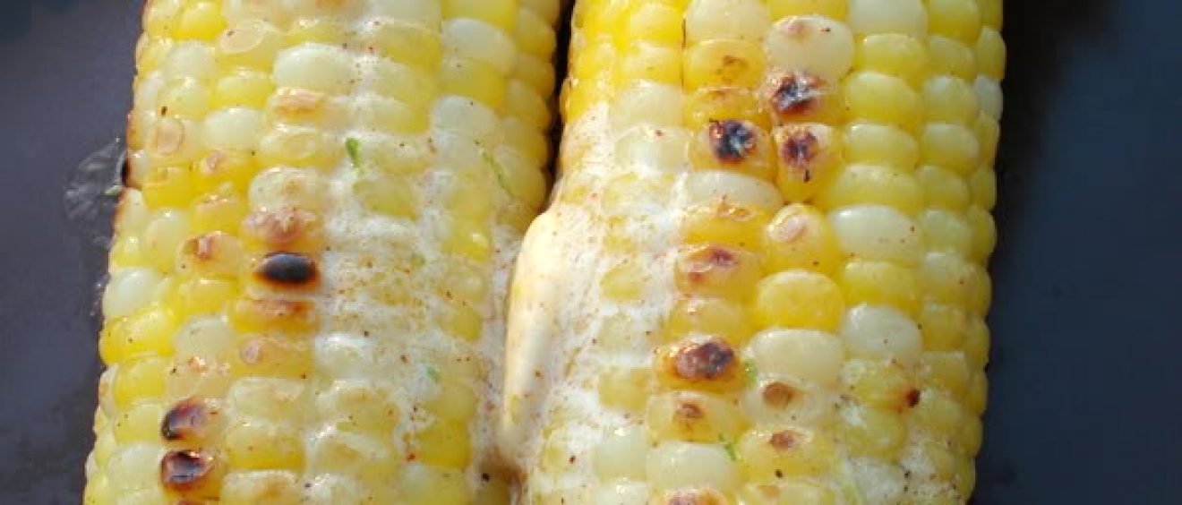 Grilled Corn with Tequila Lime Butter