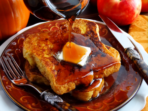 pumpkin spice french toast